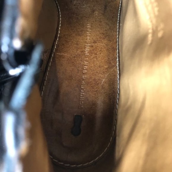 Schuler & Sons Wedge Black Boots SZ 7B - Picture 13 of 15
